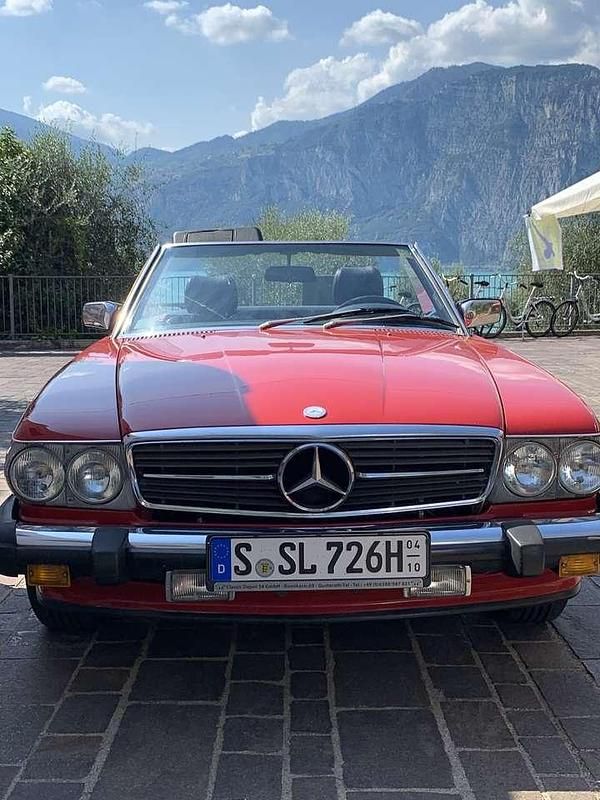 Rot Gebraucht 1988 Mercedes 560 Cabrio | 29.900 € - Bild 1/4