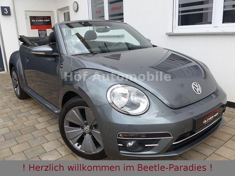 Platinum grey metallic Gebraucht 2017 VW Beetle Sound Cabrio | 20.290 € (Fairer Preis) - Bild 1/4