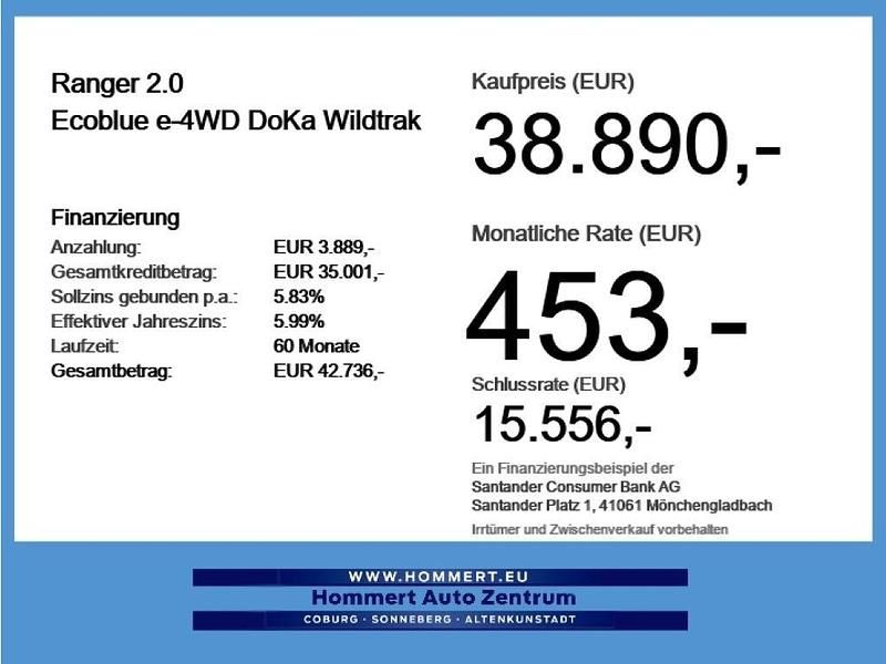 Gebraucht Ford Ranger Wildtrack 205 PS (150 kW) 2023 Cyber orange (metallic) Pickup