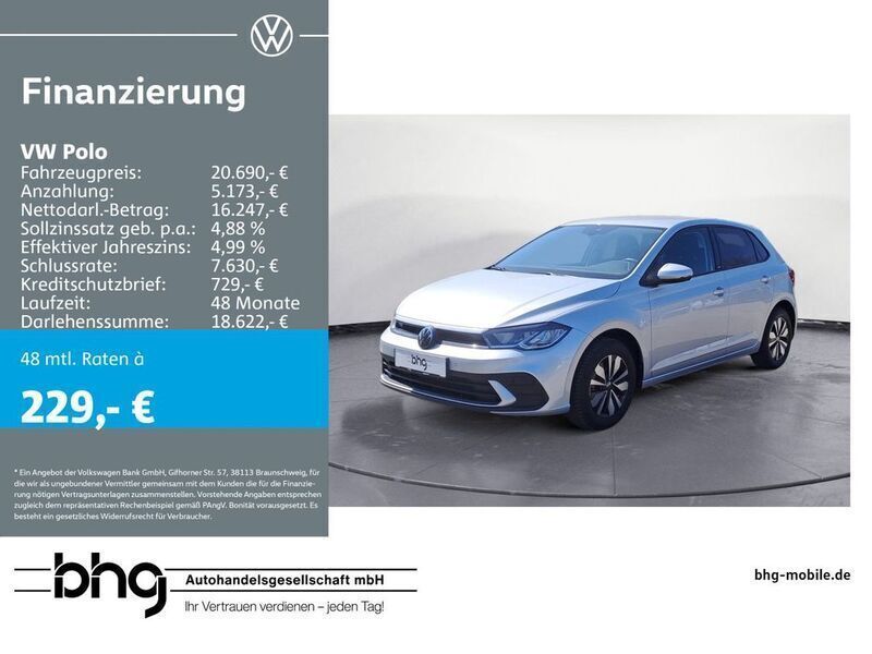 Reflexsilber metallic Gebraucht 2024 VW Polo Move Limousine | 20.690 € (Guter Preis) - Bild 1/4
