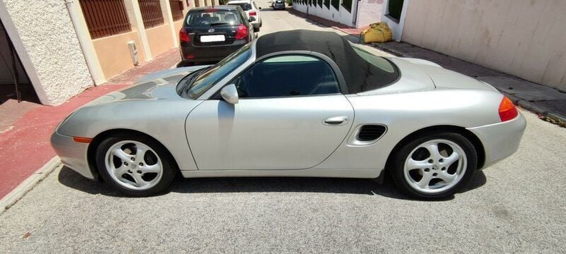 Gebraucht Porsche Boxster 204 PS (150 kW) 1997 Silber Cabrio