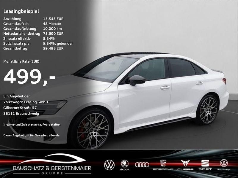 Arkonaweiss (weiss) Gebraucht 2025 Audi RS3 Ambiente Kleinwagen | 75.690 € (Teuer) - Bild 1/4
