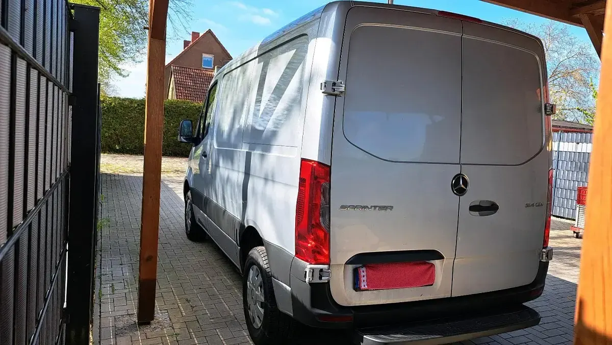 Gebraucht Mercedes Sprinter 143 PS (105 kW) 2019 Silber Van