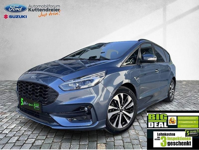 Chromablau metallic Gebraucht 2021 Ford S-MAX ST-Line Van / Kleinbus | 32.980 € (Fairer Preis) - Bild 1/3