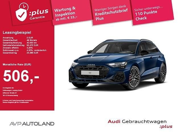 Ascariblau Gebraucht 2024 Audi S3 Ambiente Limousine | 50.470 € (Fairer Preis) - Bild 1/4