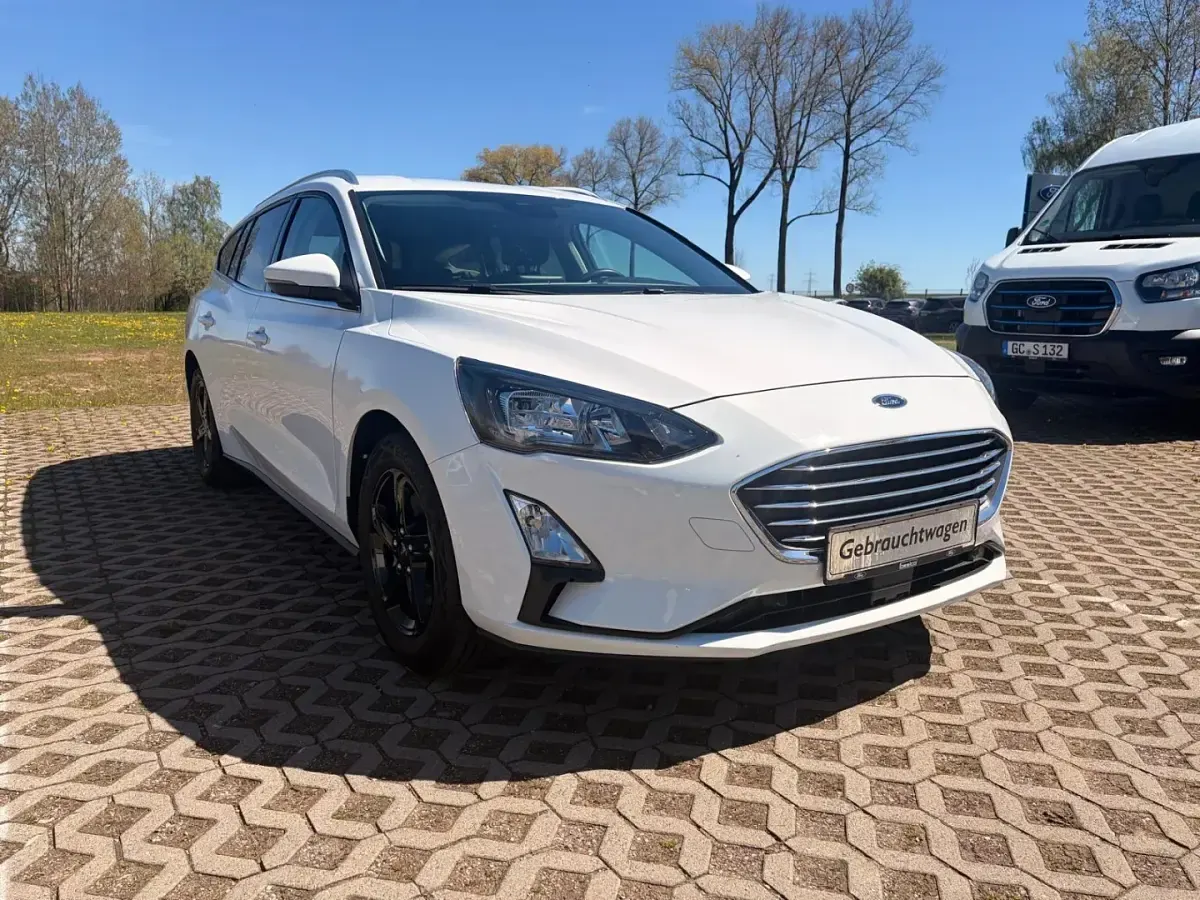 Brugt Ford Focus Cool & Connect 125 HK (91 kW) 2020 Hvid Stationcar