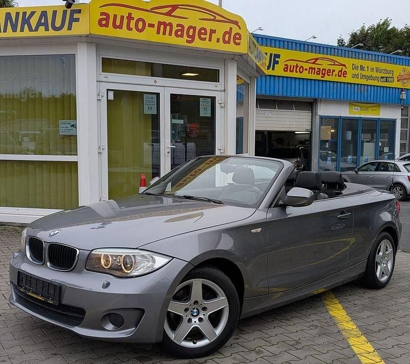 Grau Gebraucht 2012 BMW 118 Cabriolet Efficient Dynamics Cabrio | 11.450 € (Fairer Preis) - Bild 1/4