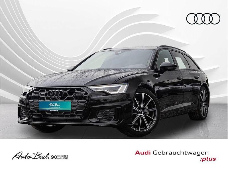 Schwarz (mythosschwarz metallic) Gebraucht 2025 Audi A6 S-Line Kombi | 59.890 € - Bild 1/4