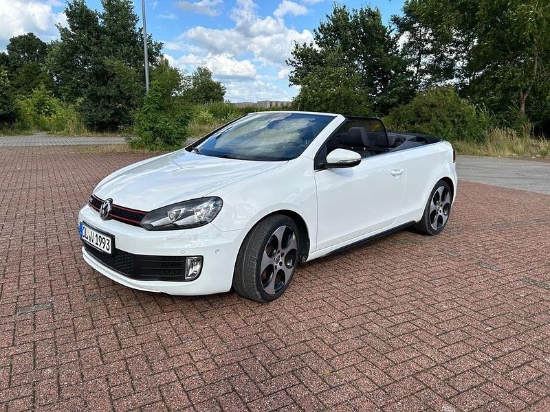 Weiß Gebraucht 2012 VW Golf Cabriolet GTI Cabrio | 10.500 € (Fairer Preis) - Bild 1/4