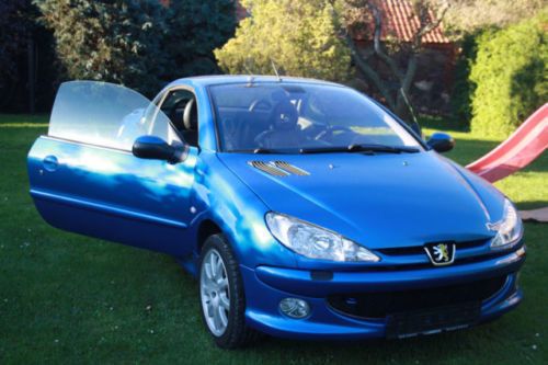 Verkauft Peugeot 206 Cc 110 Platinum Gebraucht 2004 197 000 Km Gebraucht Peugeot 206 Cc 110 Platinum Poseidon Blau