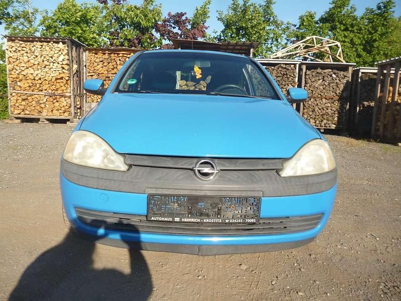 Blau Gebraucht 2002 Opel Corsa Limousine | 990 € (Fairer Preis) - Bild 1/4