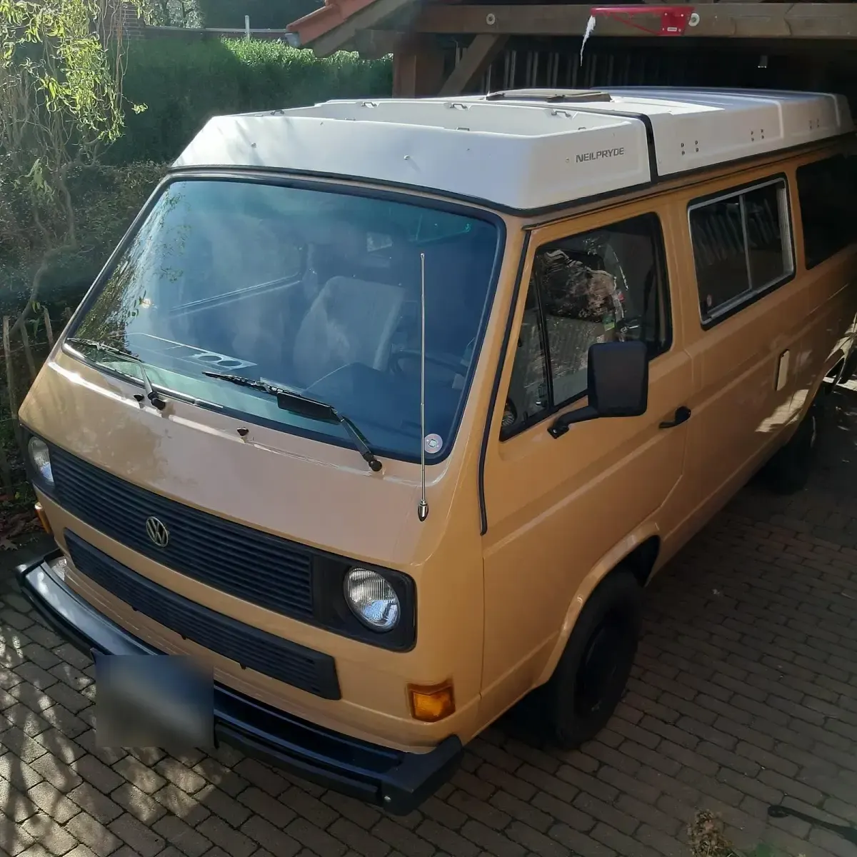 Gebraucht VW Multivan 95 PS (69 kW) 1989 Beige Van / Kleinbus