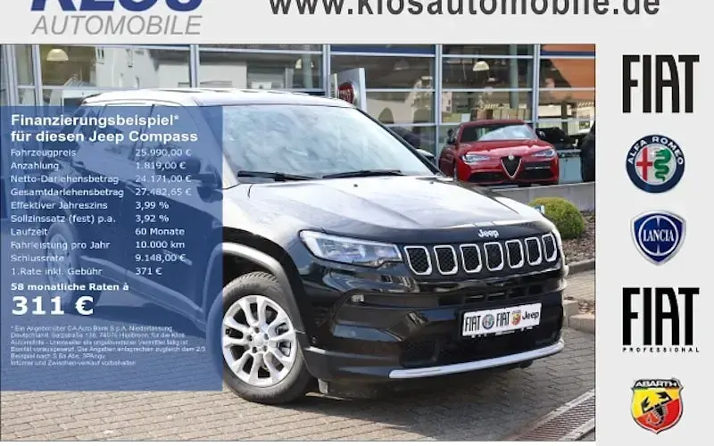 Brugt Jeep Compass Altitude 131 HK (96 kW) 2024 SUV