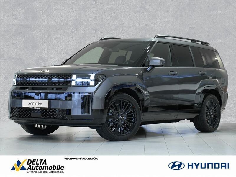 Magnetic grey metallic Neu 2025 Hyundai Santa Fe Blackline SUV | 53.680 € - Bild 1/4