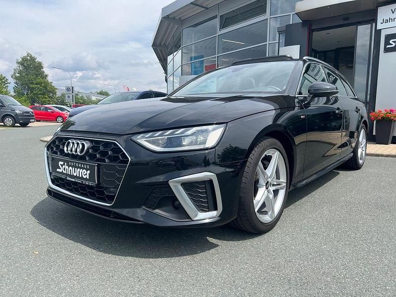 Schwarz Gebraucht 2023 Audi A4 S-line plus Limousine | 27.490 € (Fairer Preis) - Bild 1/4