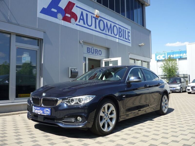 Blau Gebraucht 2017 BMW 420 Gran Coupé Luxury Line Coupé | 21.300 € (Fairer Preis) - Bild 1/4