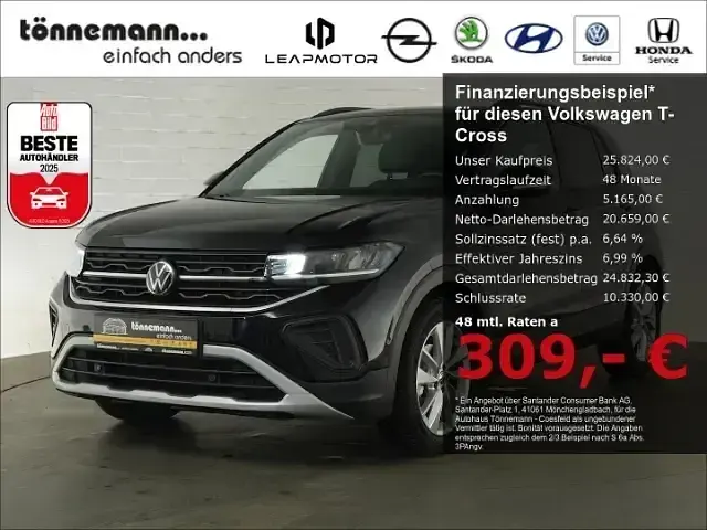 Gebraucht VW T-Cross Goal 150 PS (110 kW) 2025 SUV