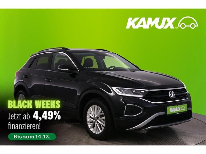 Schwarz Gebraucht 2025 VW T-Roc Life SUV | 19.850 € (Superpreis) - Bild 1/3