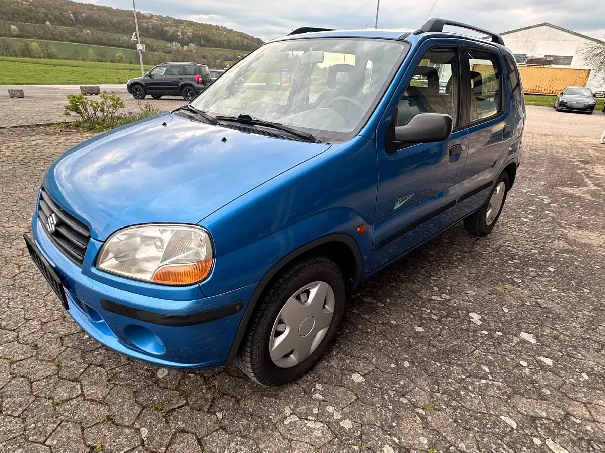 Gebraucht Suzuki Ignis 83 PS (61 kW) 2002 Blau Kleinwagen