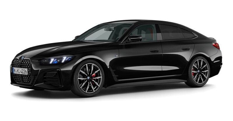 Black sapphire metallic Gebraucht 2025 BMW 430 Gran Coupé M Sport Coupé | 69.885 € (Guter Preis) - Bild 1/4