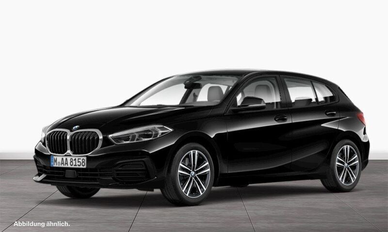Schwarz Gebraucht 2022 BMW 118 Advantage Kleinwagen | 21.990 € (Guter Preis) - Bild 1/3