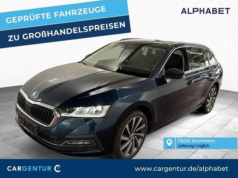 Lava blau Gebraucht 2021 Skoda Octavia First Edition Kombi | 16.707 € (Guter Preis) - Bild 1/2