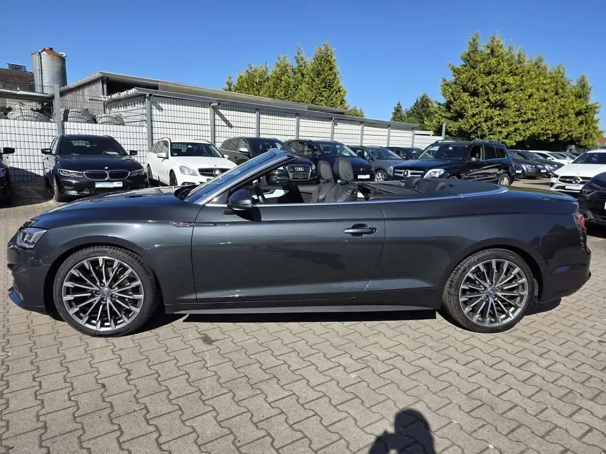 Gebraucht Audi A5 Cabriolet S-Line 190 PS (139 kW) 2018 Manhattangrau metallic Cabrio
