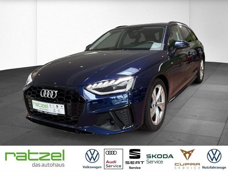 Blau Gebraucht 2024 Audi A4 S-Line Kombi | 37.460 € (Fairer Preis) - Bild 1/4