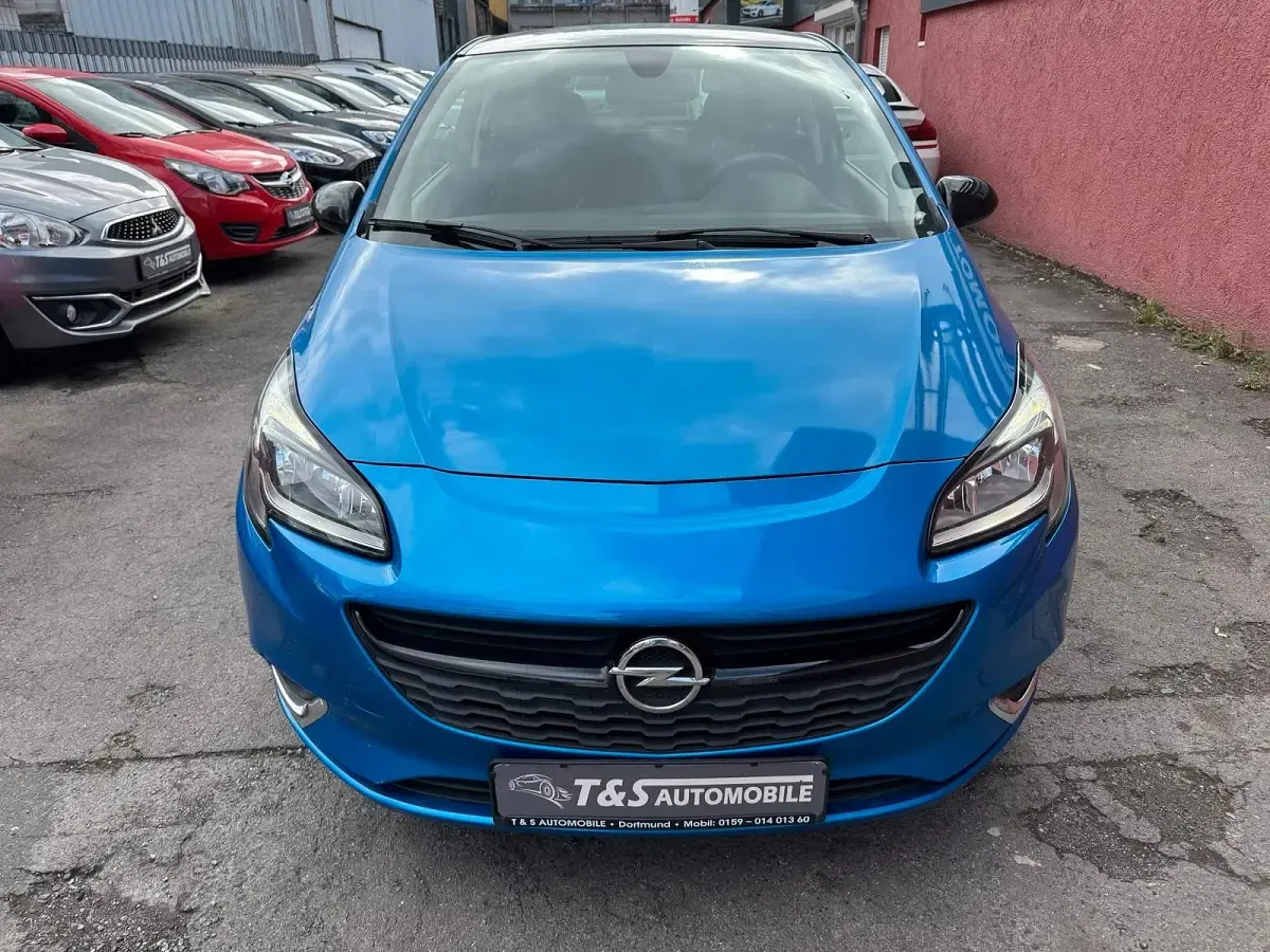 Gebraucht Opel Corsa Color Edition 101 PS (74 kW) 2015 Blau Kleinwagen