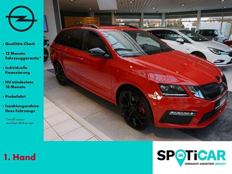 Rot Gebraucht 2018 Skoda Octavia RS Kombi | 23.790 € (Teuer) - Bild 1/4