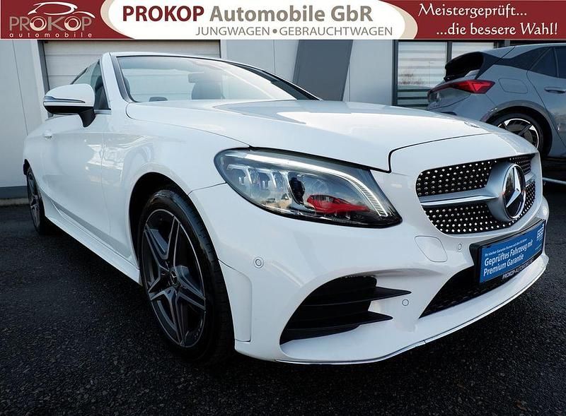 Gebraucht Mercedes C200 AMG line 197 PS (144 kW) 2019 Weiß Cabrio