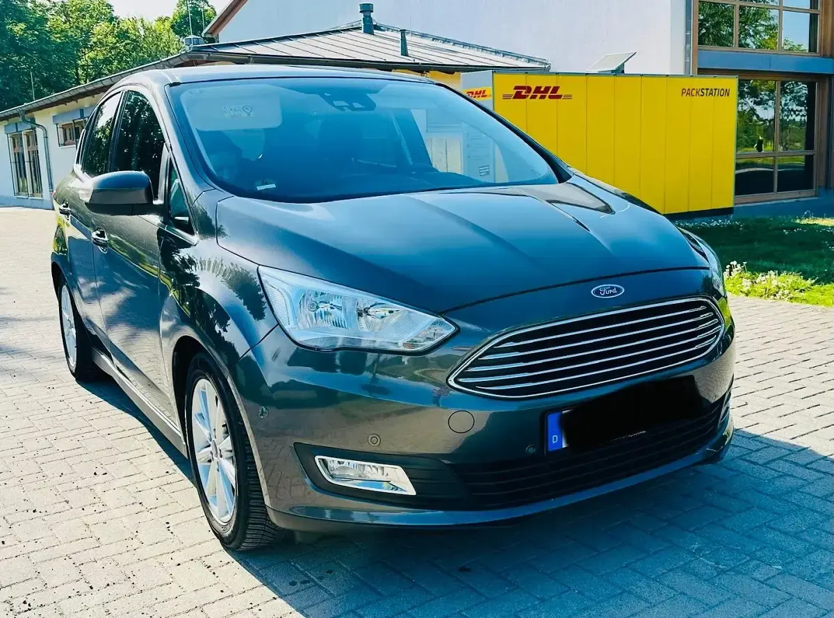 Gebraucht Ford C-MAX Titanium 125 PS (91 kW) 2018 Grau Van / Kleinbus