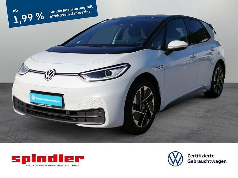 Gletscherweiß metallic Gebraucht 2022 VW ID.3 Pro Performance Kleinwagen | 22.580 € (Fairer Preis) - Bild 1/3