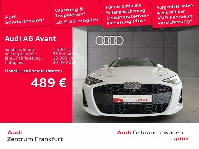 Gebraucht Audi A6 Ambiente 204 PS (150 kW) 2025 Gletscherweiß metallic Kombi