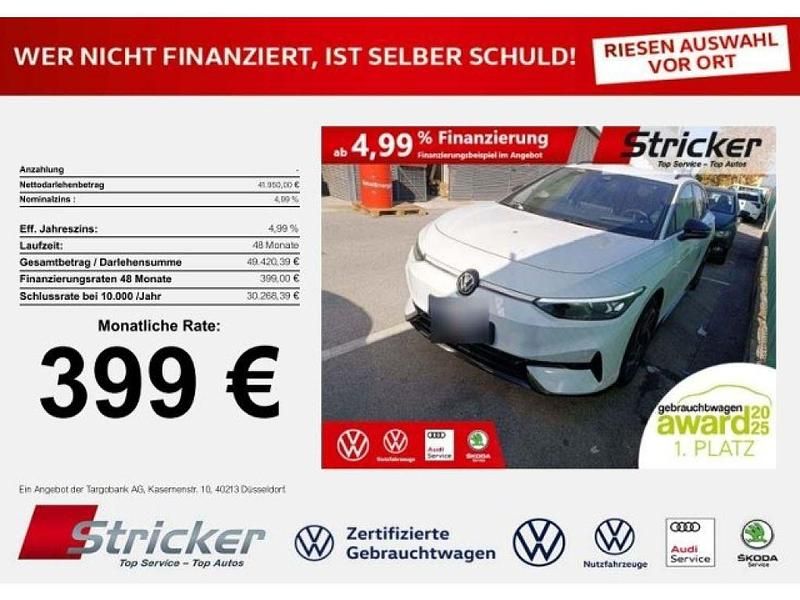 Gebraucht VW ID.7 Pro 210 kW (286 PS) 2024 Gletscherweiß metallic (metallic) Kombi