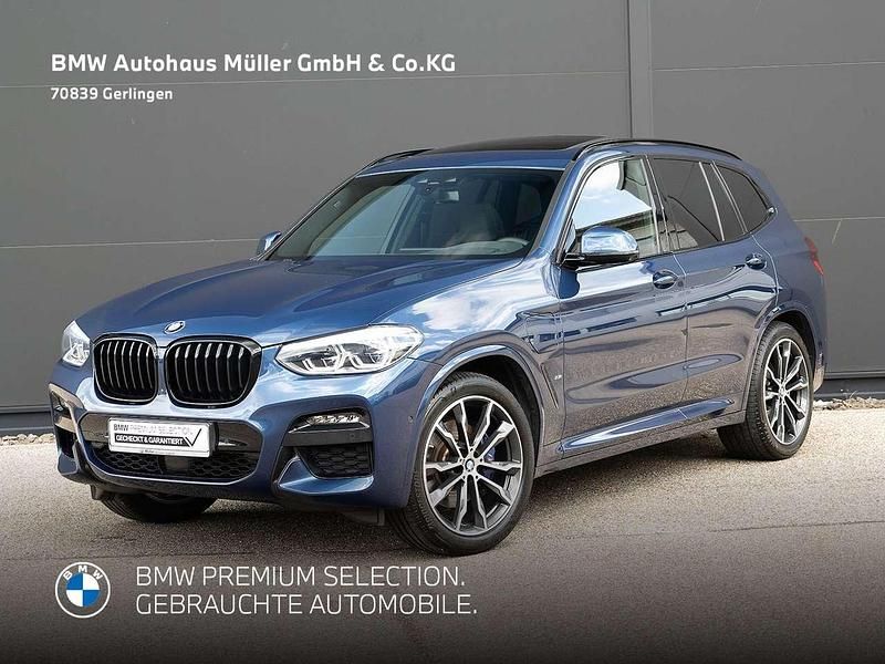 Phytonicblau (metallic) Gebraucht 2021 BMW X3 M Sport SUV | 36.970 € (Fairer Preis) - Bild 1/4