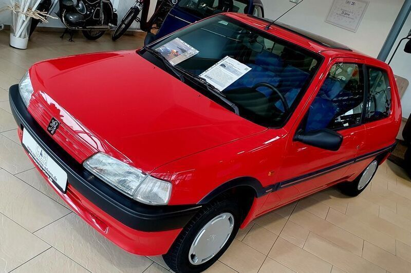 Gebraucht Peugeot 106 60 PS (44 kW) 1995 Rot Kleinwagen