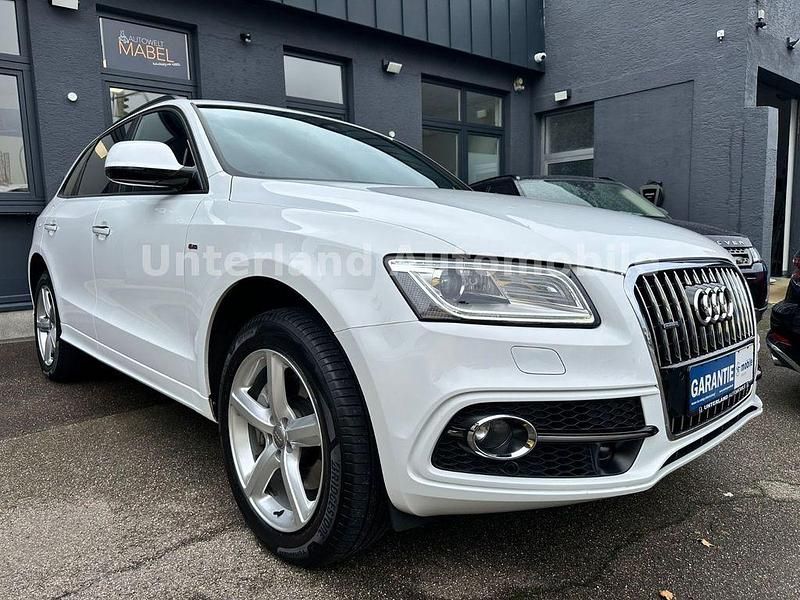 Weiß Gebraucht 2015 Audi Q5 S-Line SUV | 26.470 € (Teuer) - Bild 1/4
