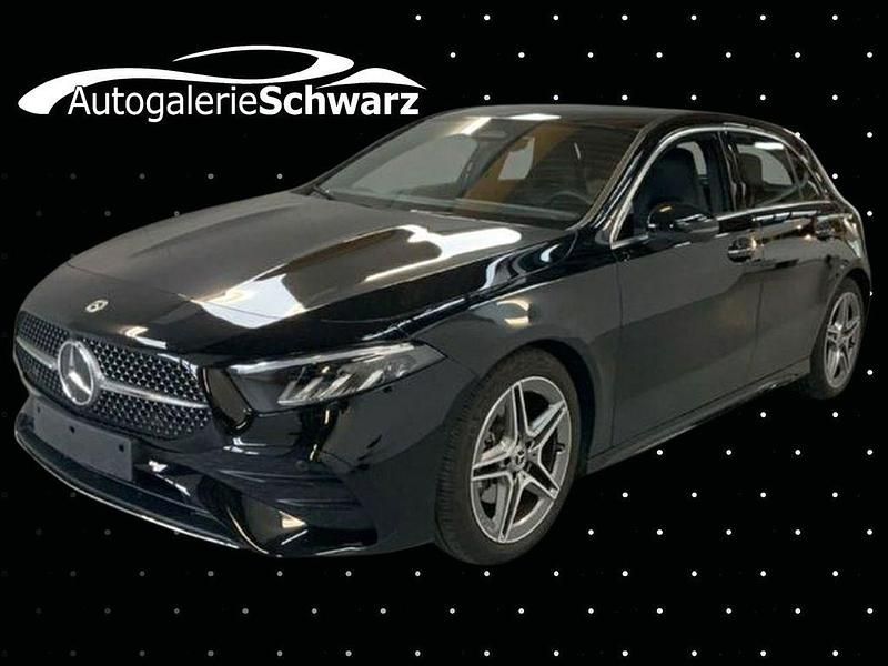 Amg nachtschwarz Gebraucht 2024 Mercedes A200 AMG line Limousine | 29.790 € (Guter Preis) - Bild 1/3