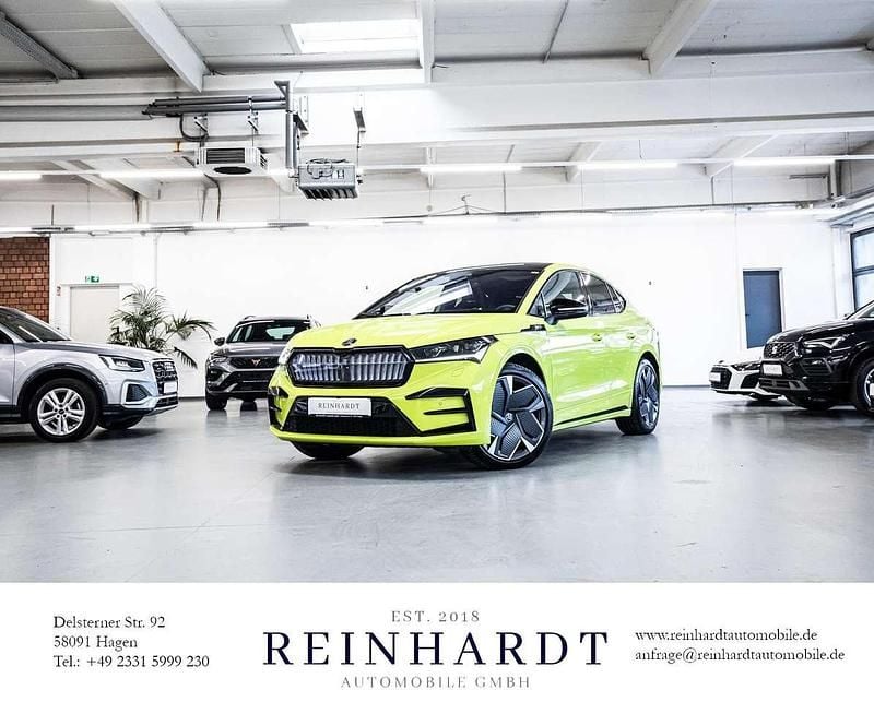 Mamba grün Gebraucht 2023 Skoda Enyaq iV RS SUV | 35.950 € (Guter Preis) - Bild 1/3
