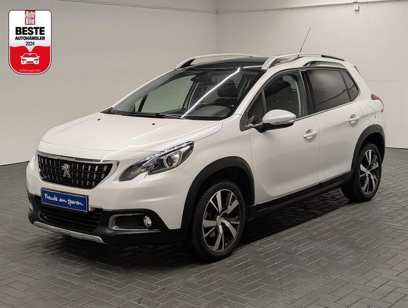 Weiß (perlmuttweissmet.) Gebraucht 2018 Peugeot 2008 Allure SUV | 14.480 € (Fairer Preis) - Bild 1/4