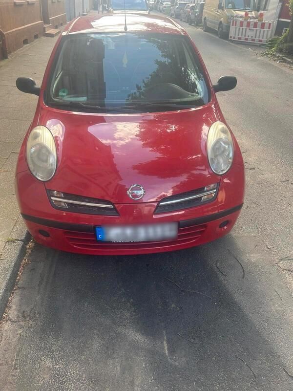Rot Gebraucht 2007 Nissan Micra Kleinwagen | 1.600 € (Fairer Preis) - Bild 1/4