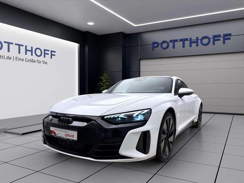 Ibisweiß Gebraucht 2022 Audi e-tron GT quattro Ambiente Limousine | 57.950 € (Fairer Preis) - Bild 1/4