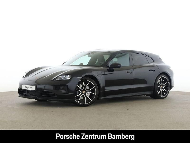 Tiefschwarzmetallic Gebraucht 2024 Porsche Taycan Sport Turismo Limousine | 95.900 € (Guter Preis) - Bild 1/4