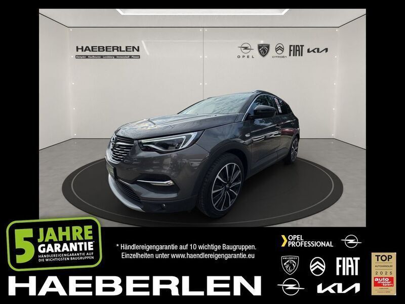 Mondstein grau/e:vulkan grau Gebraucht 2021 Opel Grandland X Ultimate SUV | 19.390 € (Guter Preis) - Bild 1/4