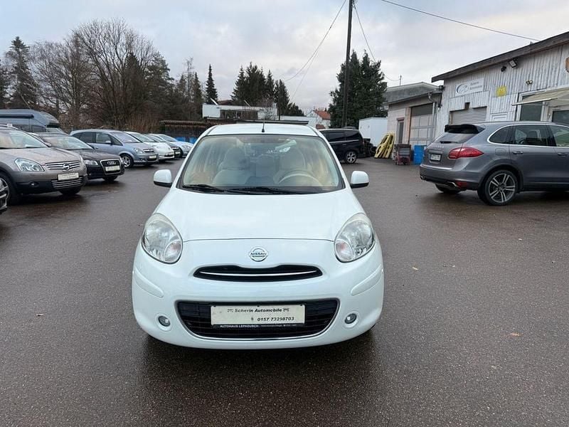 Weiß Gebraucht 2012 Nissan Micra Kleinwagen | 5.900 € (Fairer Preis) - Bild 1/4