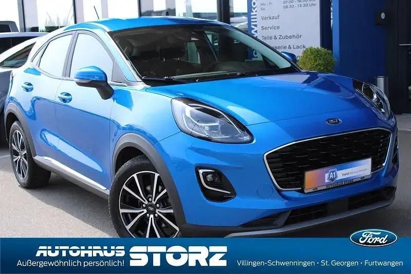 Blau Gebraucht 2021 Ford Puma Titanium SUV | 16.990 € (Guter Preis) - Bild 1/4