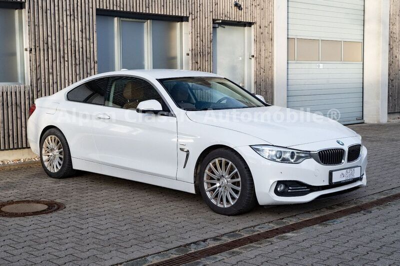 Weiß Gebraucht 2014 BMW 430 Luxury Line Coupé | 13.500 € (Superpreis) - Bild 1/4
