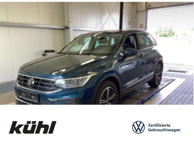 Blau Gebraucht 2022 VW Tiguan Active SUV | 24.980 € (Superpreis) - Bild 1/2