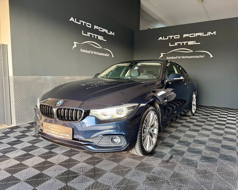 Blau Gebraucht 2017 BMW 420 Sport Line Coupé | 20.999 € (Guter Preis) - Bild 1/4